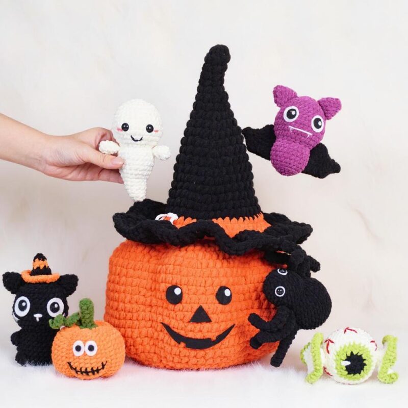 25-in-1 Halloween Amigurumi Crochet Pattern Bundle - Spooky & Cute DIY Stuffed Toys - Instant Download PDF - Image 5