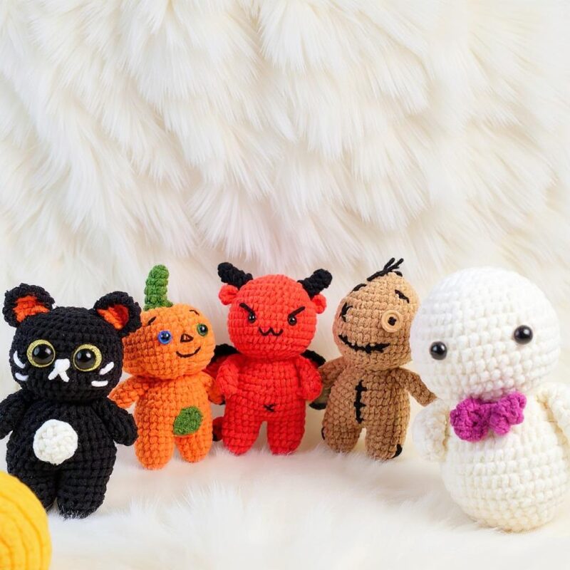 25-in-1 Halloween Amigurumi Crochet Pattern Bundle - Spooky & Cute DIY Stuffed Toys - Instant Download PDF - Image 6