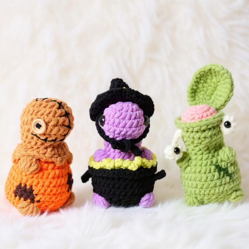 25-in-1 Halloween Amigurumi Crochet Pattern Bundle - Spooky & Cute DIY Stuffed Toys - Instant Download PDF - Image 7