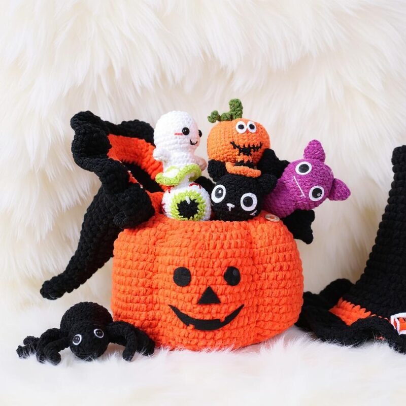 7in1 Halloween Amigurumi Bundle Crochet Pattern - Cute & Spooky - DIY Stuffed Animal Toys - Instant Download PDF - Image 2