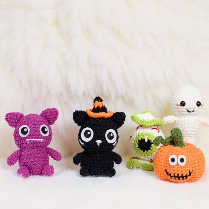 7in1 Halloween Amigurumi Bundle Crochet Pattern - Cute & Spooky - DIY Stuffed Animal Toys - Instant Download PDF - Image 6