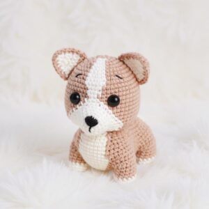 Corgi Amigurumi Crochet Pattern - Adorable DIY Stuffed Animal Toy - Instant Download PDF