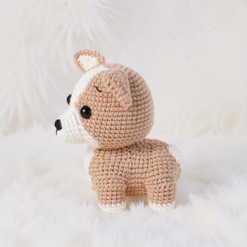 Corgi Amigurumi Crochet Pattern - Adorable DIY Stuffed Animal Toy - Instant Download PDF - Image 3