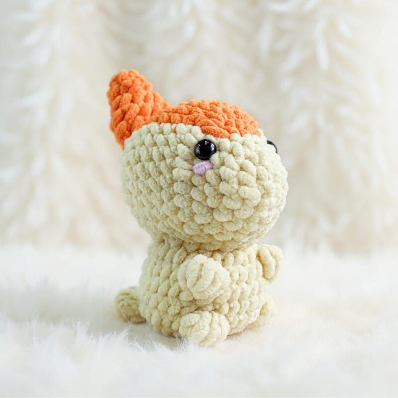 Parasaurolophus Dinosaur Amigurumi Crochet Pattern - Adorable DIY Stuffed Animal Toy - Instant Download PDF - Image 3