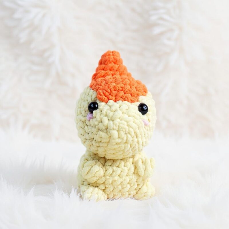 Parasaurolophus Dinosaur Amigurumi Crochet Pattern - Adorable DIY Stuffed Animal Toy - Instant Download PDF - Image 6
