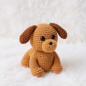 Puppy Amigurumi Crochet Pattern - Adorable DIY Stuffed Animal Toy - Instant Download PDF