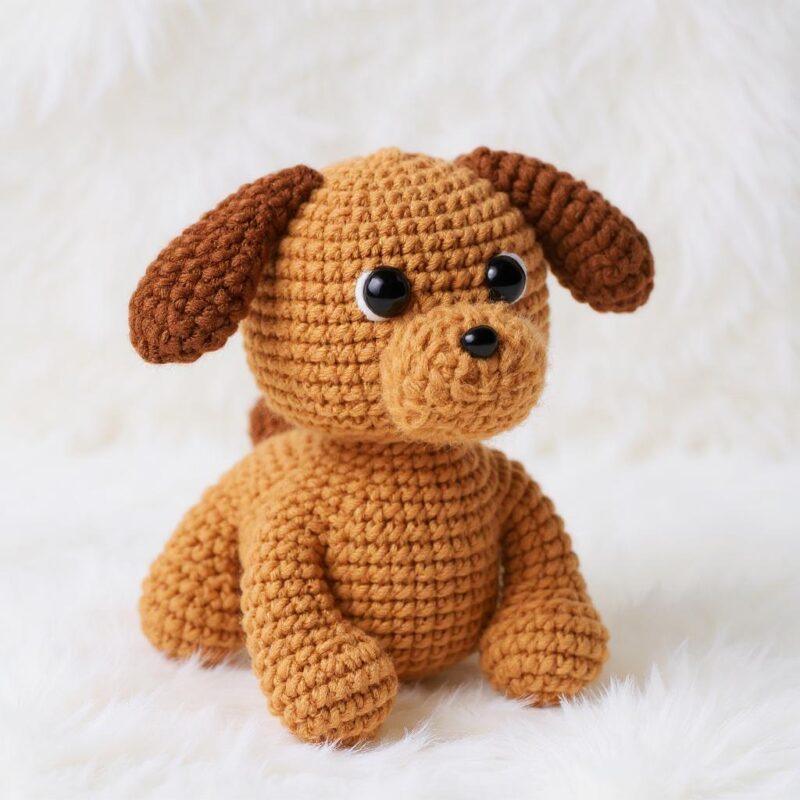 Puppy Amigurumi Crochet Pattern - Adorable DIY Stuffed Animal Toy - Instant Download PDF - Image 2