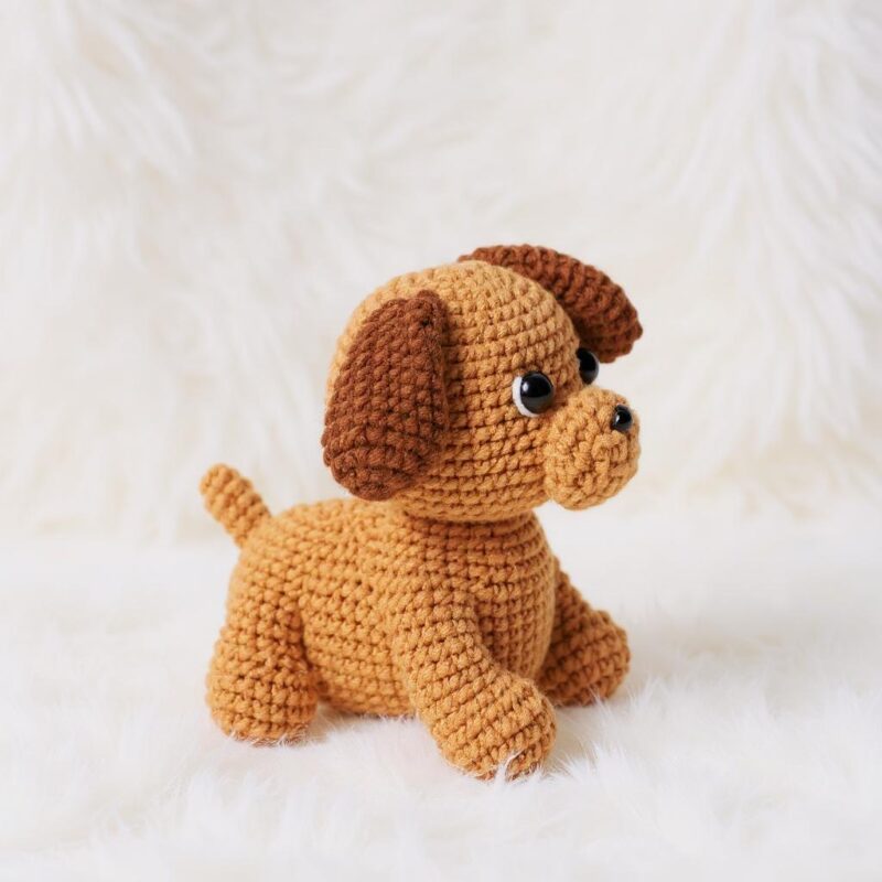 Puppy Amigurumi Crochet Pattern - Adorable DIY Stuffed Animal Toy - Instant Download PDF - Image 4