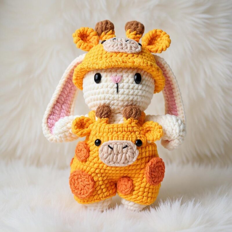 Adventurous Bunny Amigurumi Crochet Pattern - Adorable Outfit Bundle - DIY Stuffed Animal Toy - Instant Download PDF - Image 5