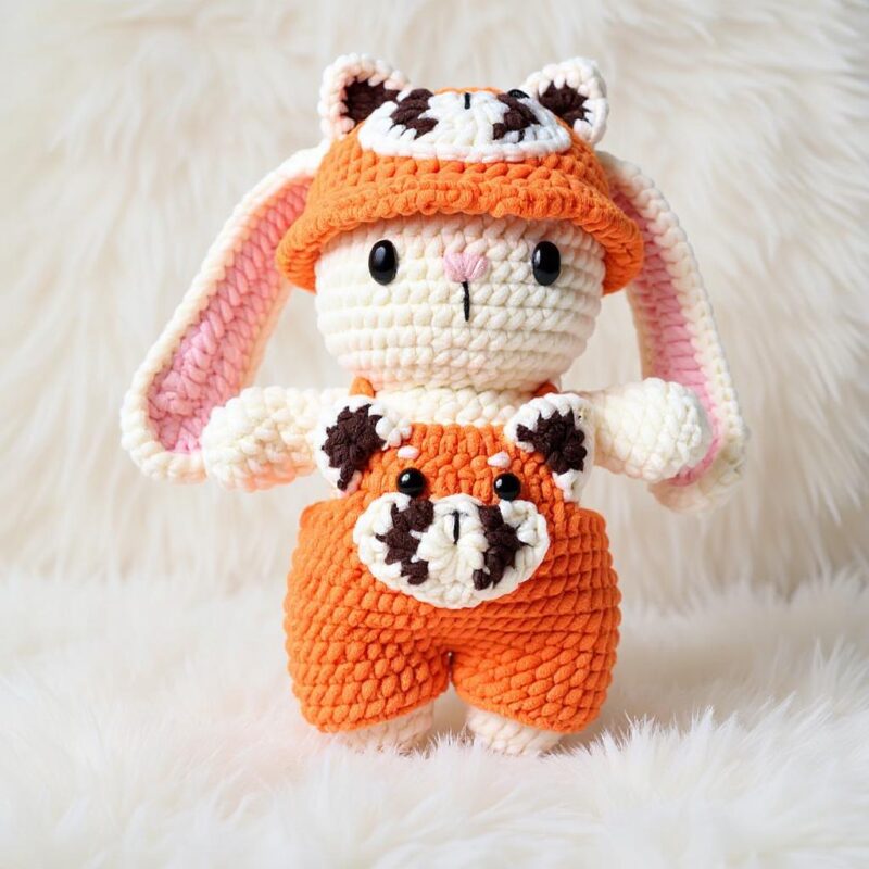 Adventurous Bunny Amigurumi Crochet Pattern - Adorable Outfit Bundle - DIY Stuffed Animal Toy - Instant Download PDF - Image 12