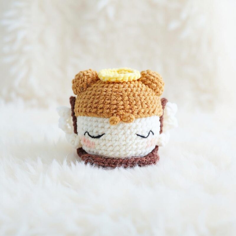 Swinging Angel Amigurumi Crochet Pattern - Charming DIY Car Hanging Charm - Instant Download PDF - Image 3