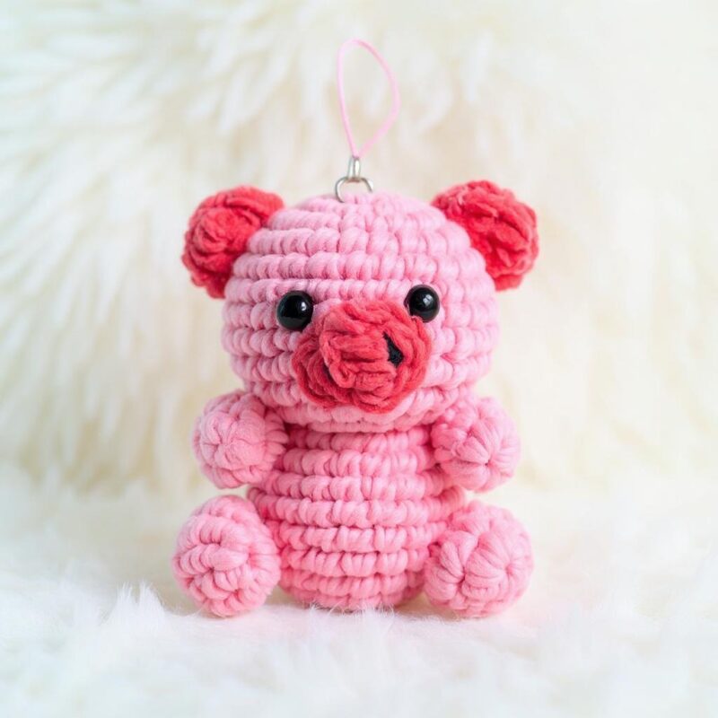 Animal Friends Keychain Amigurumi Crochet Pattern - Adorable DIY Stuffed Animal Toy - Instant Download PDF - Image 6