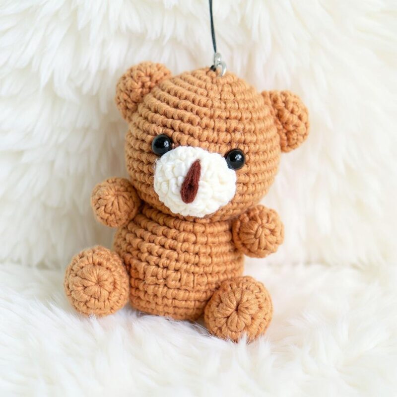 Animal Keychain Set Amigurumi Crochet Pattern - Adorable DIY Stuffed Animal Toys - Instant Download PDF - Image 2