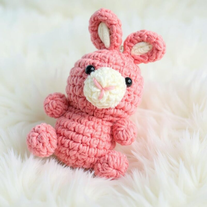 Animal Keychain Set Amigurumi Crochet Pattern - Adorable DIY Stuffed Animal Toys - Instant Download PDF - Image 4