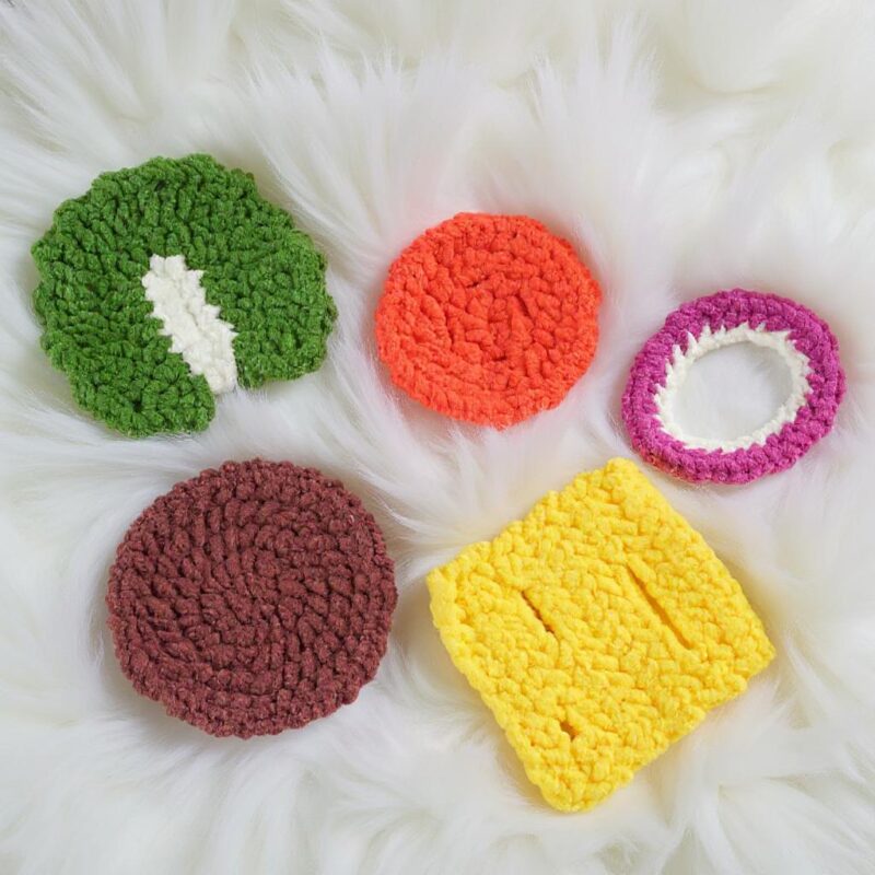 Ankylo Burger Amigurumi Crochet Pattern - Adorable DIY Stuffed Dinosaur Toy - Instant Download PDF - Image 7