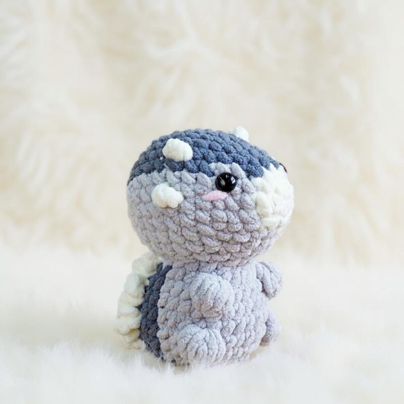Ankylosaurus Dinosaur Amigurumi Crochet Pattern - Adorable DIY Stuffed Animal Toy - Instant Download PDF