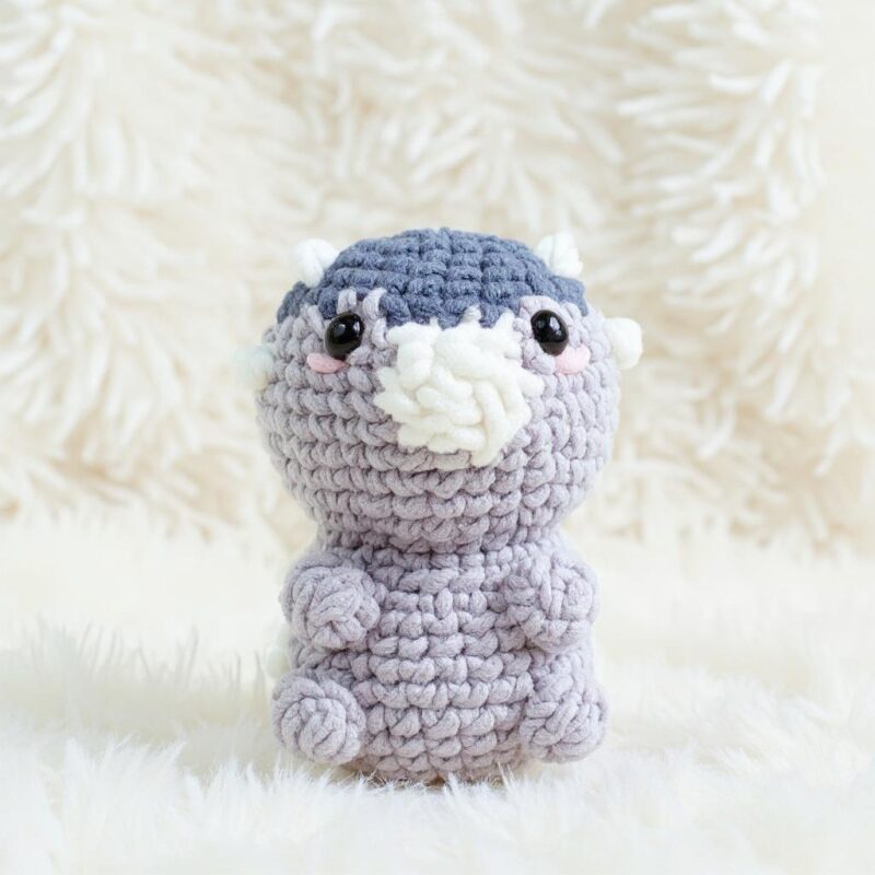 Ankylosaurus Dinosaur Amigurumi Crochet Pattern - Adorable DIY Stuffed Animal Toy - Instant Download PDF - Image 3