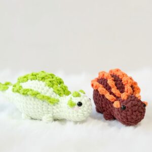 Ankylosaurus Amigurumi Crochet Pattern - No-Sew - DIY Stuffed Dinosaur Toy - Instant Download PDF