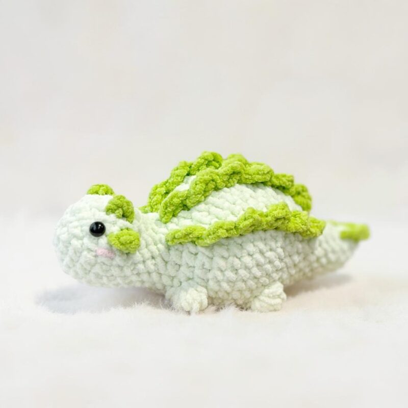 Ankylosaurus Amigurumi Crochet Pattern - No-Sew - DIY Stuffed Dinosaur Toy - Instant Download PDF - Image 2