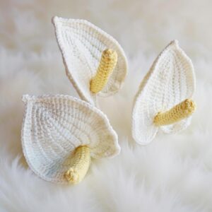 Anthurium Flower Amigurumi Crochet Pattern - Stunning DIY Handmade Flower - Instant Download PDF