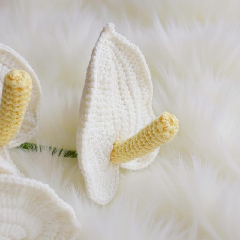 Anthurium Flower Amigurumi Crochet Pattern - Stunning DIY Handmade Flower - Instant Download PDF - Image 2
