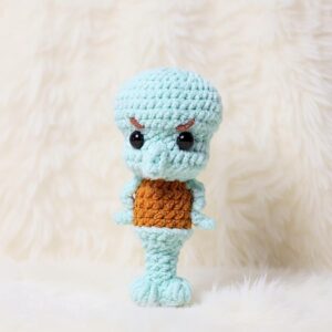 Squid Amigurumi Crochet Pattern - Adorable DIY Stuffed Animal Toy - Instant Download PDF