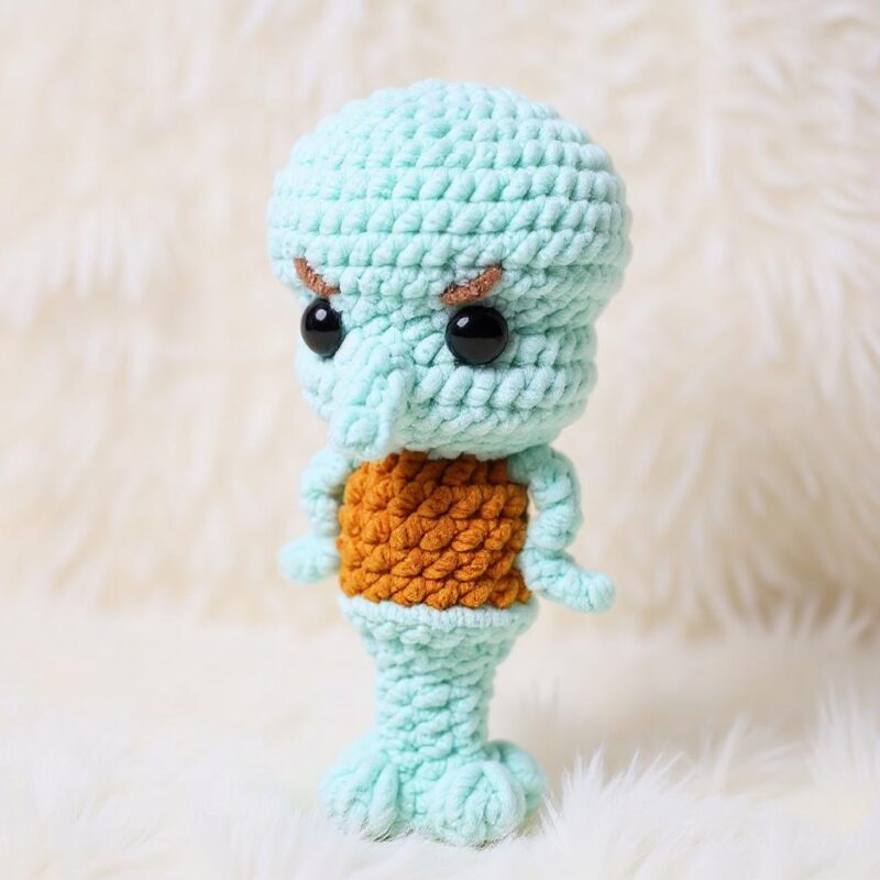 Squid Amigurumi Crochet Pattern - Adorable DIY Stuffed Animal Toy - Instant Download PDF - Image 2