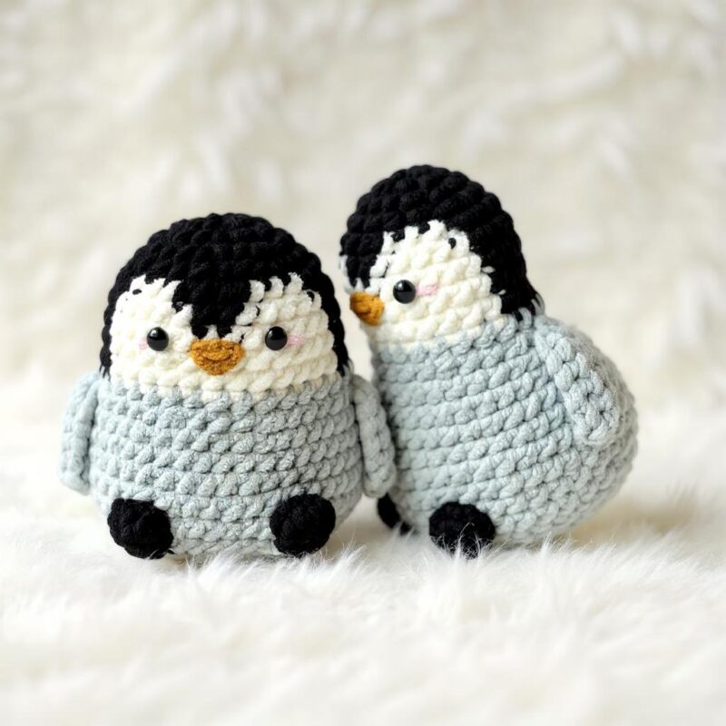Arctic Animals Amigurumi Crochet Pattern - No-Sew - DIY Stuffed Animal Toys - Instant Download PDF - Image 2