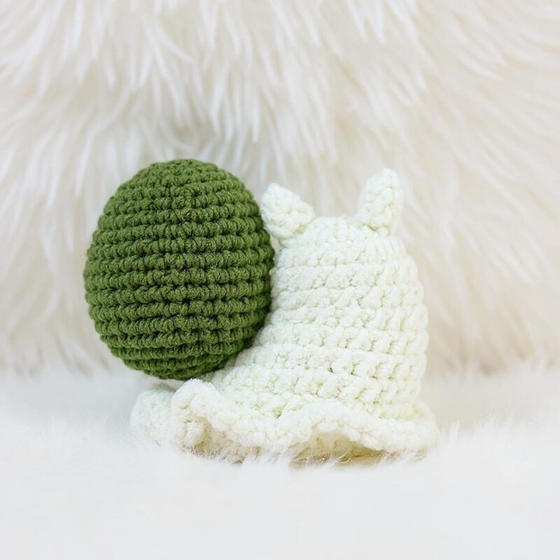 Avocado Snail Amigurumi Crochet Pattern - No-Sew - DIY Stuffed Animal Toy - Instant Download PDF - Image 3