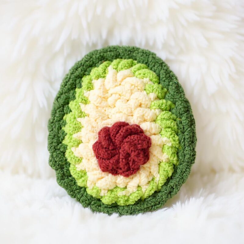 Avocado Snail Amigurumi Crochet Pattern - No-Sew - DIY Stuffed Animal Toy - Instant Download PDF - Image 4