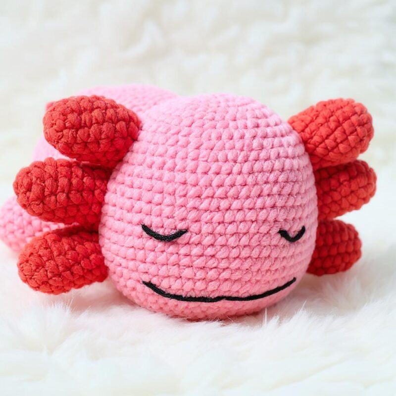 Axolotl Amigurumi Crochet Pattern - Adorable - DIY Stuffed Animal Toy - Instant Download PDF - Image 3