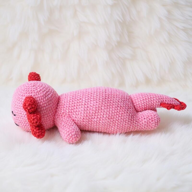 Axolotl Amigurumi Crochet Pattern - Adorable - DIY Stuffed Animal Toy - Instant Download PDF - Image 4