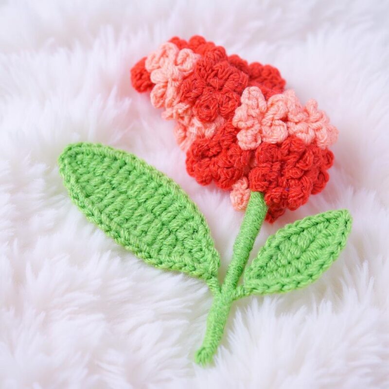 Baby's Breath Heart Wreath Crochet Pattern - Romantic DIY Floral Home Decor - Instant Download PDF - Image 6