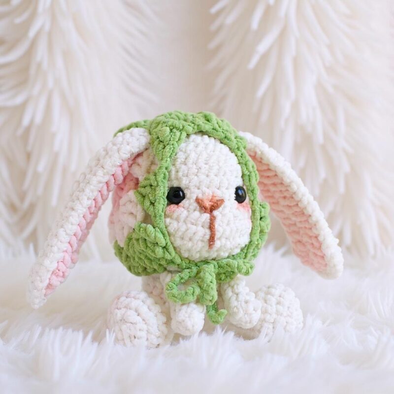 Baby Bunny Amigurumi Crochet Pattern - Adorable DIY Stuffed Animal Toy - Instant Download PDF
