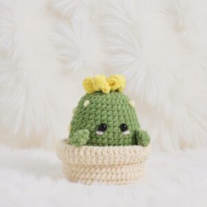 Baby Cactus Amigurumi Crochet Pattern - Adorable DIY Potted Plant - Instant Download PDF
