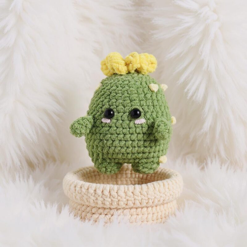 Baby Cactus Amigurumi Crochet Pattern - Adorable DIY Potted Plant - Instant Download PDF - Image 3