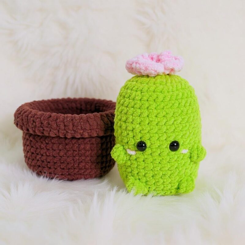 Baby Cactus Amigurumi Crochet Pattern - Adorable DIY Potted Plant - Instant Download PDF - Image 2