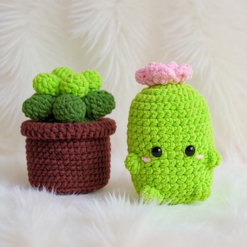 Baby Cactus Amigurumi Crochet Pattern - Adorable DIY Potted Plant - Instant Download PDF - Image 6