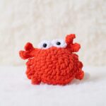 Baby Crab Amigurumi Crochet Pattern - No-Sew - DIY Stuffed Animal Toy - Instant Download PDF