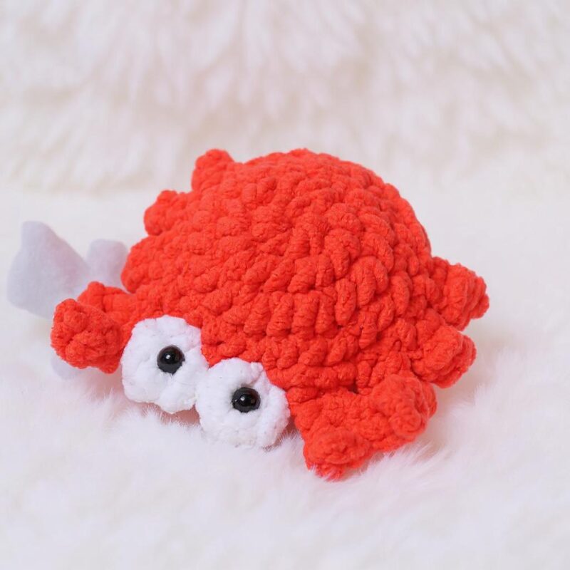 Baby Crab Amigurumi Crochet Pattern - No-Sew - DIY Stuffed Animal Toy - Instant Download PDF - Image 3