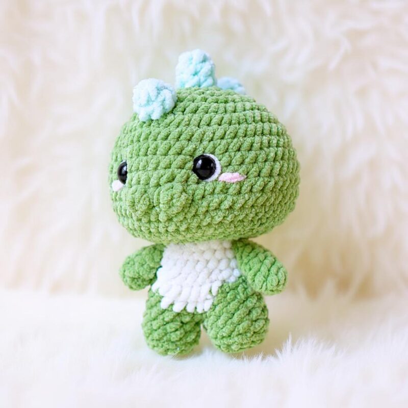 Baby Dinosaur Amigurumi Crochet Pattern - Adorable DIY Stuffed Animal Toy - Instant Download PDF - Image 2