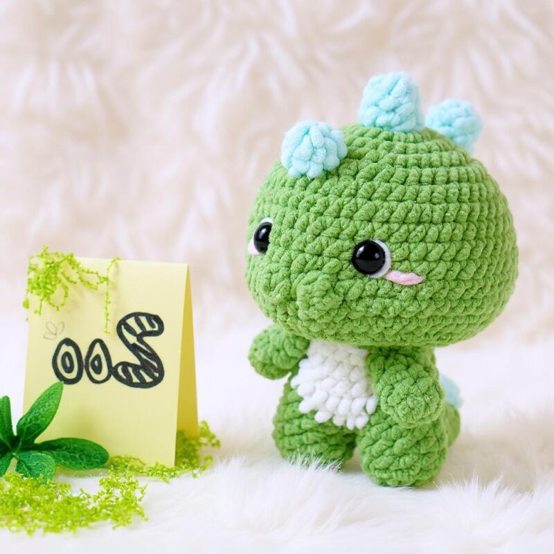 Baby Dinosaur Amigurumi Crochet Pattern - Adorable DIY Stuffed Animal Toy - Instant Download PDF - Image 3