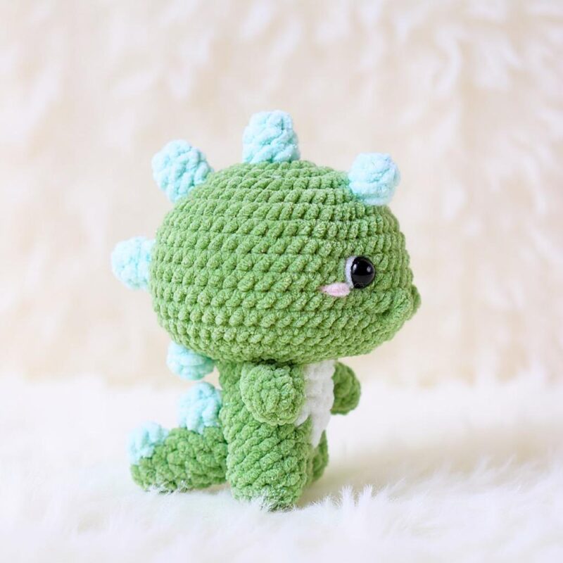 Baby Dinosaur Amigurumi Crochet Pattern - Adorable DIY Stuffed Animal Toy - Instant Download PDF - Image 4
