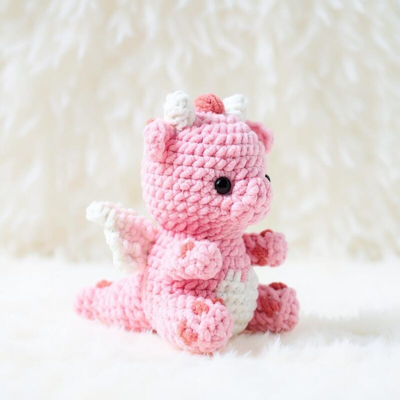 Baby Dragon Amigurumi Crochet Pattern - Adorable DIY Stuffed Animal Toy - Instant Download PDF - Image 2