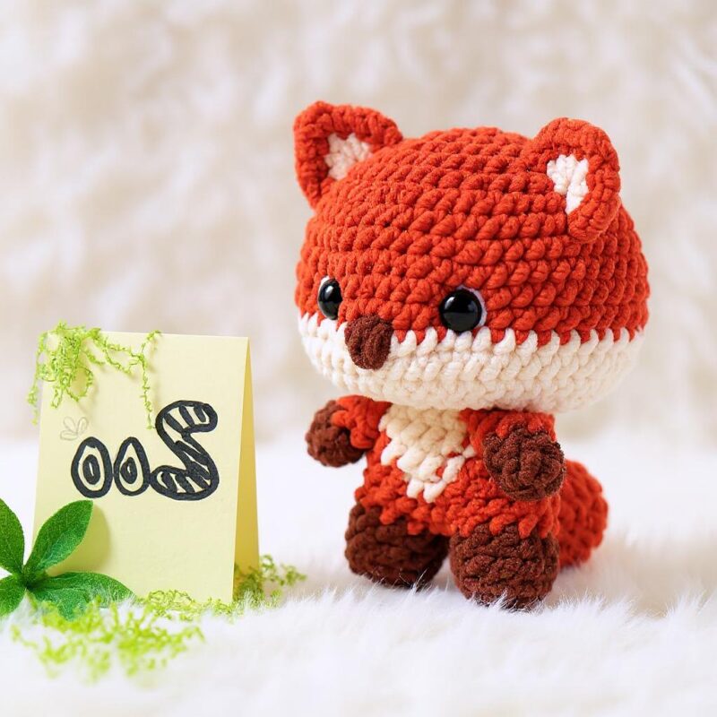 Baby Fox Amigurumi Crochet Pattern - Adorable - DIY Stuffed Animal Toy - Instant Download PDF - Image 3