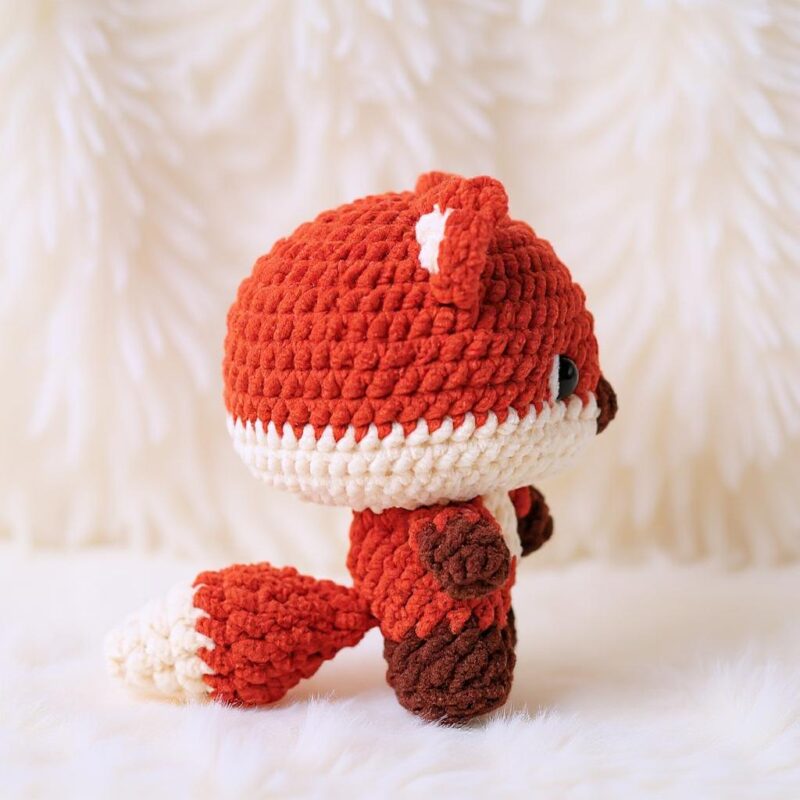 Baby Fox Amigurumi Crochet Pattern - Adorable - DIY Stuffed Animal Toy - Instant Download PDF - Image 4