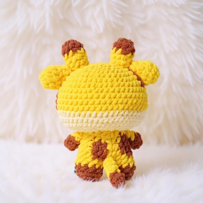 Baby Giraffe Amigurumi Crochet Pattern - Adorable DIY Stuffed Animal Toy - Instant Download PDF - Image 5