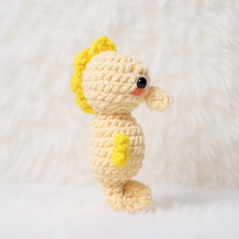 Baby Seahorse Amigurumi Crochet Pattern - Adorable - DIY Stuffed Animal Toy - Instant Download PDF - Image 4