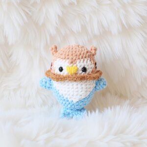 Baby Shark Owl Amigurumi Crochet Pattern - Adorable DIY Stuffed Animal Toy - Instant Download PDF