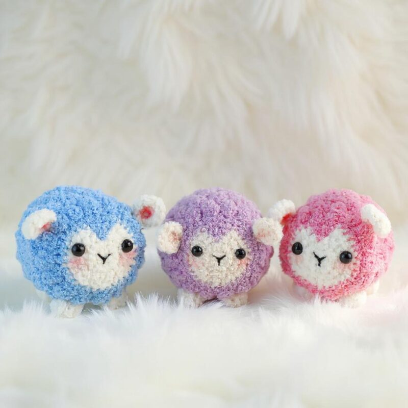 Baby Sheep Amigurumi Crochet Pattern - Adorable DIY Stuffed Animal Toy - Instant Download PDF